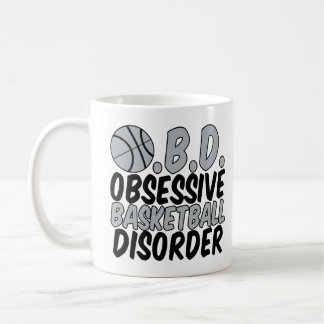 Cool Basketball Player Humour Black Grey Kids Coffee Mug