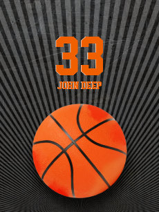 cool basketball art wall décor zazzle ca