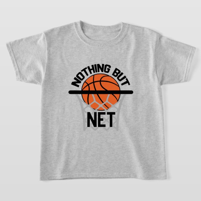 cool basketball sports word art T-Shirt (Laydown)