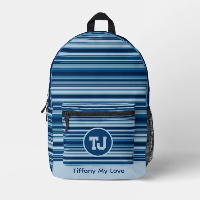 Cool Basketball Summer Personalized Backpack (Front)