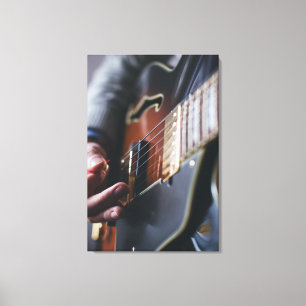 Cool Bass Guitar Canvas Print