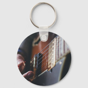 Cool Bass Guitar Keychain