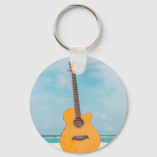 Cool Bass Guitar Keychain