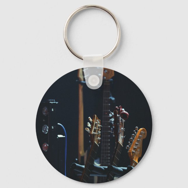 Cool Bass Guitar Keychain (Front)