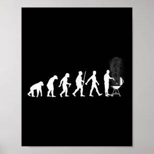 Cool Bbq Grilling Design For Men Women Barbecue Me Poster