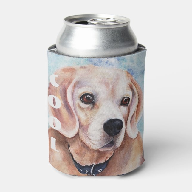 Cool Beagle Can Cooler (Can Front)