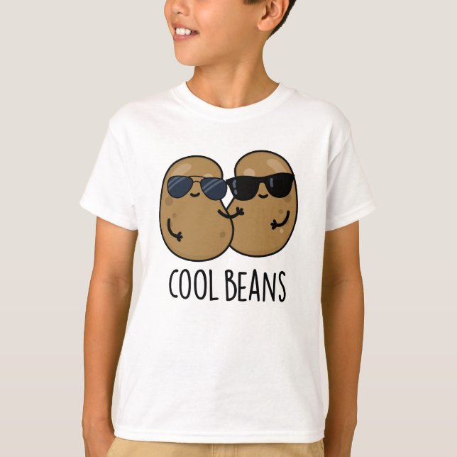 Cool Beans Funny Veggie Legume Pun  T-Shirt (Front)