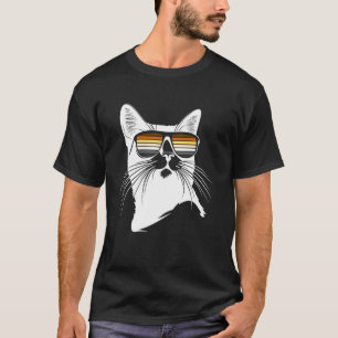 Cool Bear Pride Cat with Sunglasses Stylish Look T-Shirt