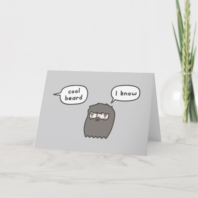 Cool Beard Card (Front)