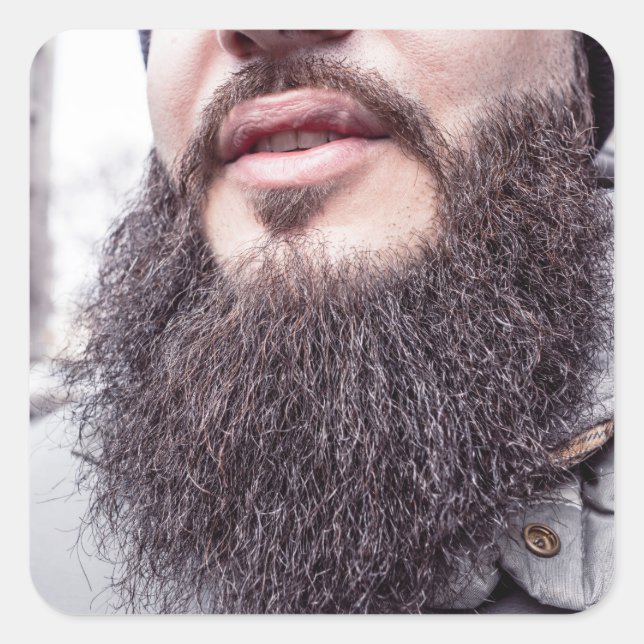 Cool Beard & Moustache stickers (Front)