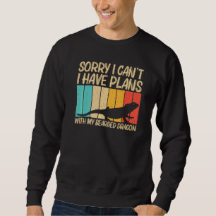 Cool Bearded Dragon For Men Women Reptile Lizard Sweatshirt