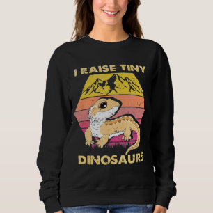 Cool Bearded Dragon Mommy Costume Reptile Sweatshirt