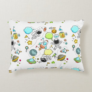 Cool beautiful space astronaut  accent pillow