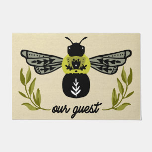 Cool Bee Our Guest Mat, Home Decor Doormat