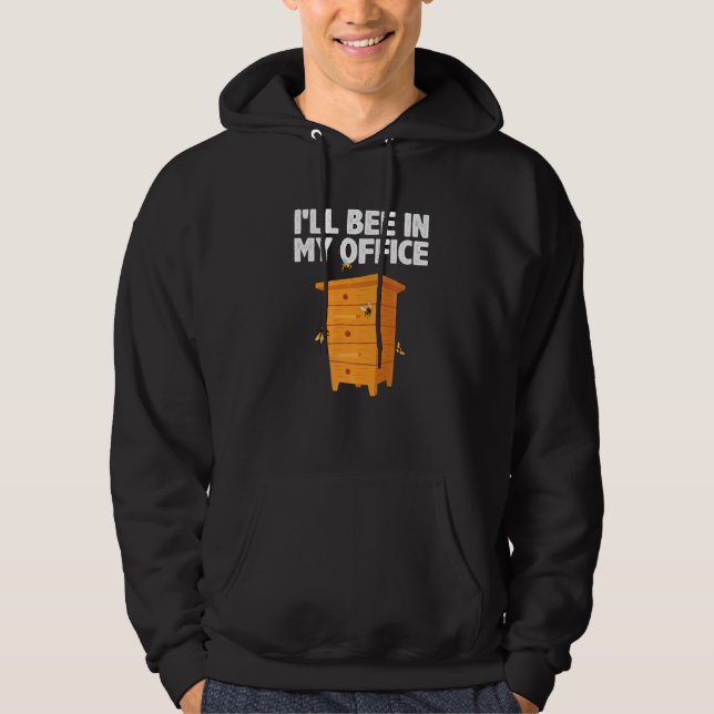 Cool Beekeeper Men Women Beekeeping Bee  Honeybee Hoodie (Front)