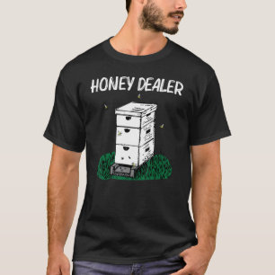 Cool Beekeeping For Men Women Honeybee Honeycomb   T-Shirt
