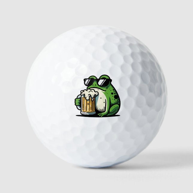 Cool Beer Golf Balls (Front)