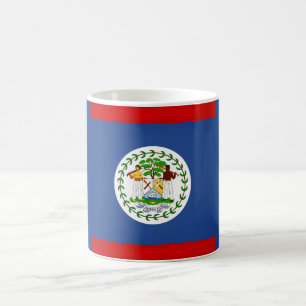 Cool Belize Flag Coffee Mug
