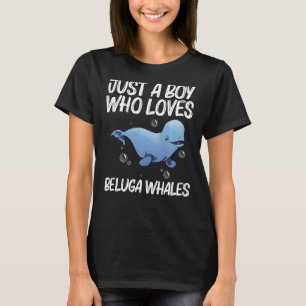 Cool Beluga Whale For Boys Kids Orca Whales Save T T-Shirt