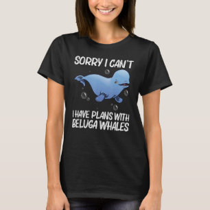 Cool Beluga Whale For Men Women Orca Whales Save T T-Shirt