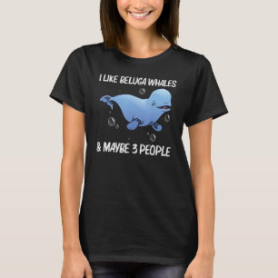 Cool Beluga Whale For Men Women Orca Whales Save T T-Shirt