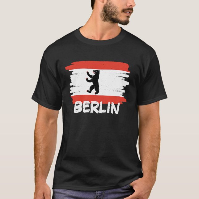 Cool Berlin Flag T-Shirt (Front)