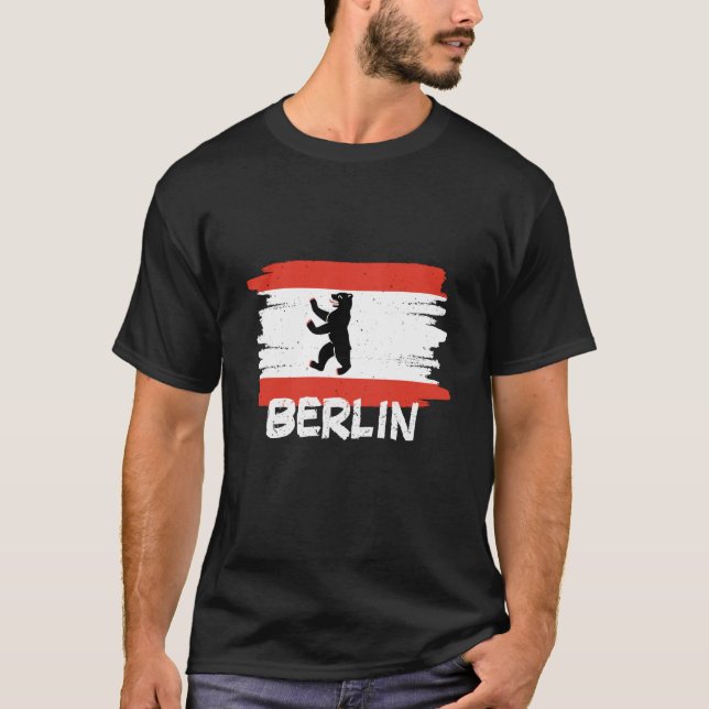 Cool Berlin Flag T-Shirt (Front)