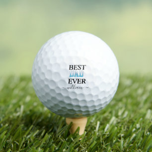 Cool Best Dad Ever Father's Day  Golf Balls