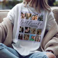 Cool Best Friends Purple Photo Collage