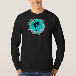 Cool Biellman Spin Ice Skaters Skating Skate Figur T-Shirt