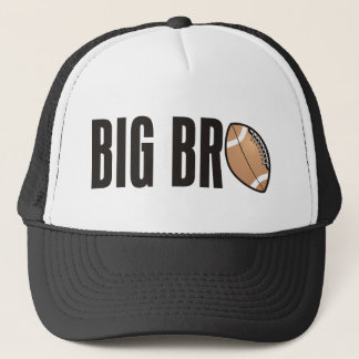 Cool Big Bro Shirt - Football Theme Trucker Hat