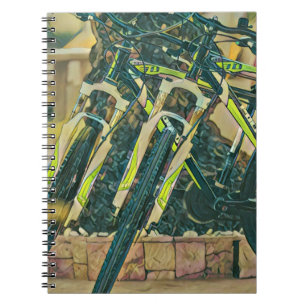 Cool bike artwork notebook