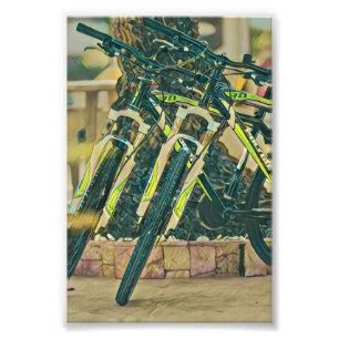 Cool bike artwork photo print