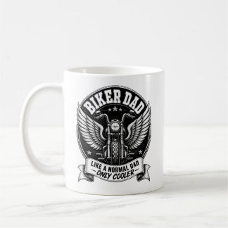 Cool Biker Dad Vintage Motorcycle Coffee Mug