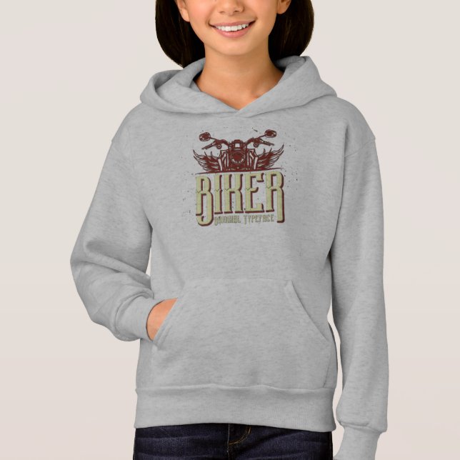 Cool Biker Design - Original Typeface (Front)