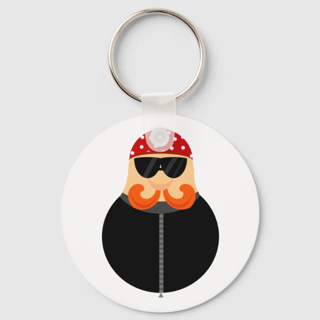 Cool Biker Keychain (Front)