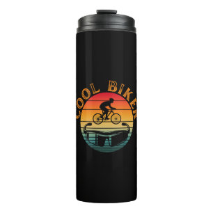 Cool Biker Sunset Sunglasses Thermal Tumbler