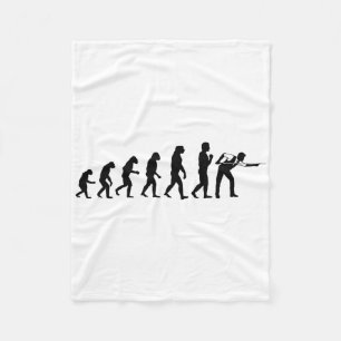 Cool Billiards Evolution Funny Cue Ll Stick Player Fleece Blanket