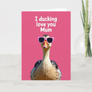 Cool Bird Loving Mom Card