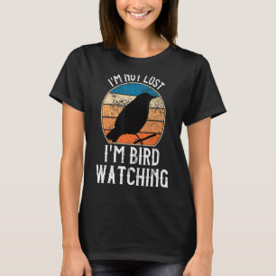Cool Bird Watching Design For Men Women Bird Watch T-Shirt