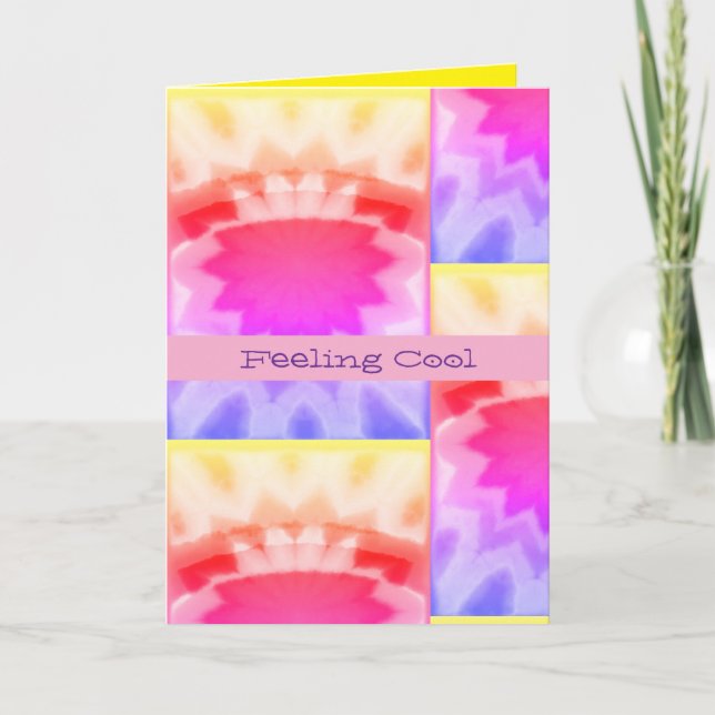 Cool Birthday Folded Greeting Card (Front)
