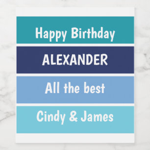 Cool Birthday Wishes Square Sticker