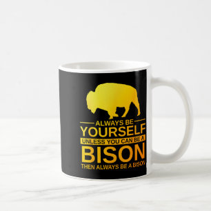 Cool Bison Design For Men Women Buffalo Animal Lov Coffee Mug