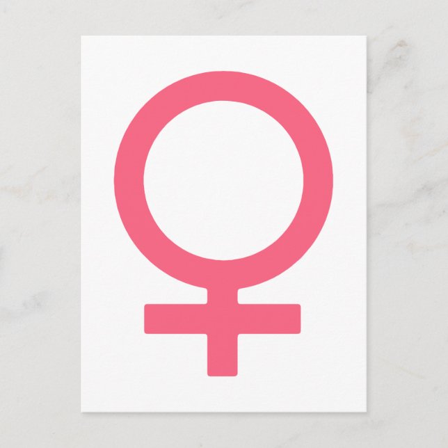 Cool Bittersweet Venus Symbol Postcard (Front)