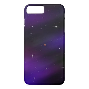 Cool Black and Purple Spacescape Art Case-Mate iPhone Case
