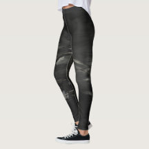 Cool Black and Silver Leggings - Hello Darkness