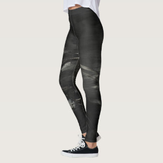 Cool Black and Silver Leggings - Hello Darkness