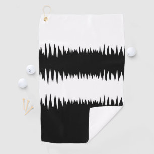 COOL Black and White Golf Towel