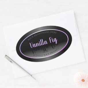 Cool Black and White Product Labels Luminous Frame