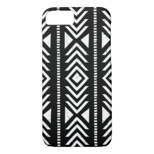 Cool Black and White Tribal Motif iPhone 7 Coque